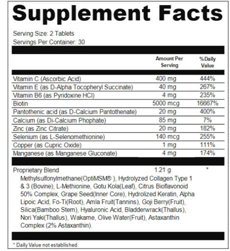 Divine Locks Formula Ingredients List