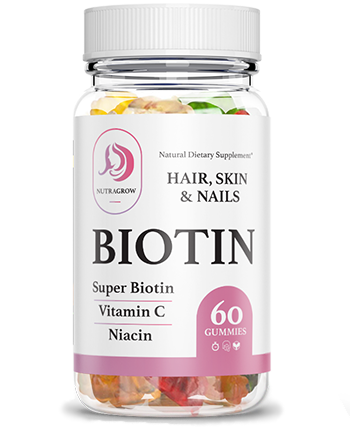 NutraGrow Biotin Supplement