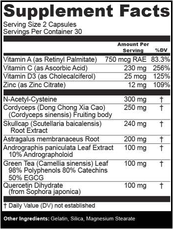 Immune 11X Ingredients