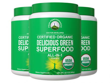  Organic Delicious Greens Superfood Powder Supplement