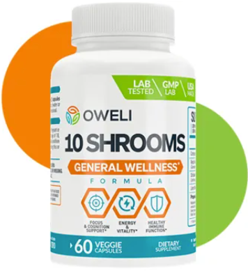 Oweli 10 Shrooms Supplement