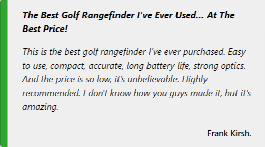 Eagle Eye Rangefinder Customer Reviews