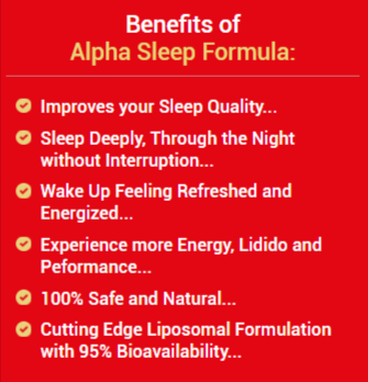 Alpha Sleep Formula Benefits