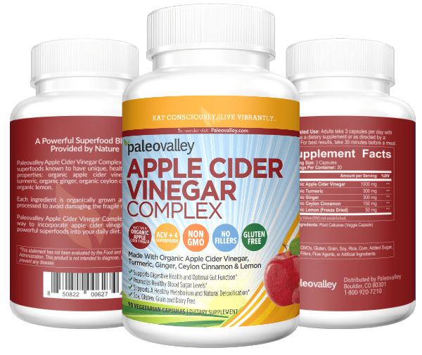 Paleovalley Apple Cider Vinegar Complex Supplement