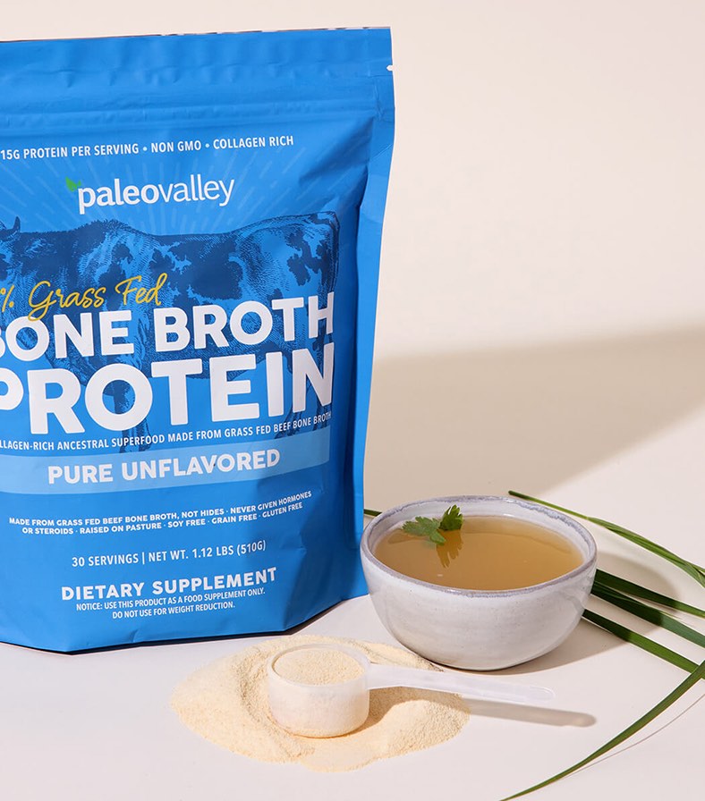 Paleovalley 100% Grass Fed Bone Broth Protein