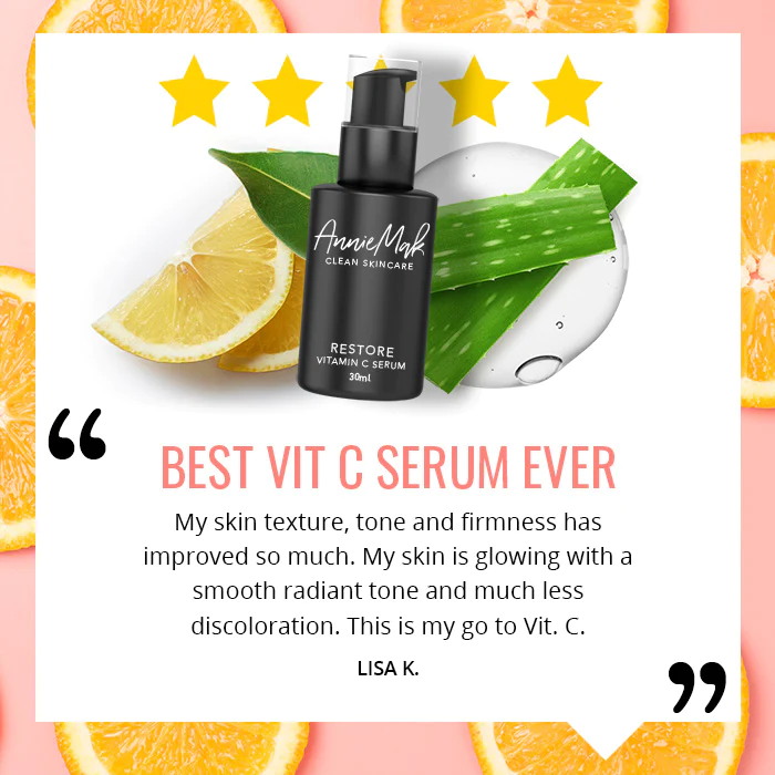 AnnieMak Restore Vitamin C Serum Testimonial