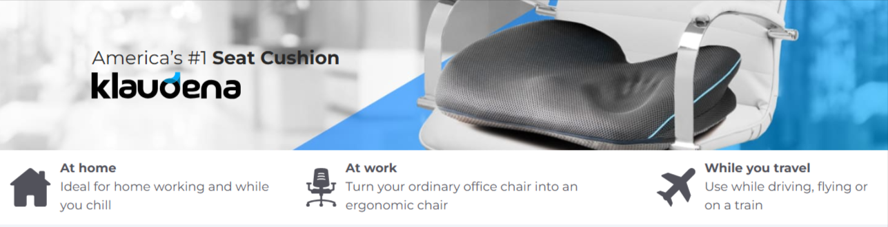 Klaudena Seat Cushion Certified