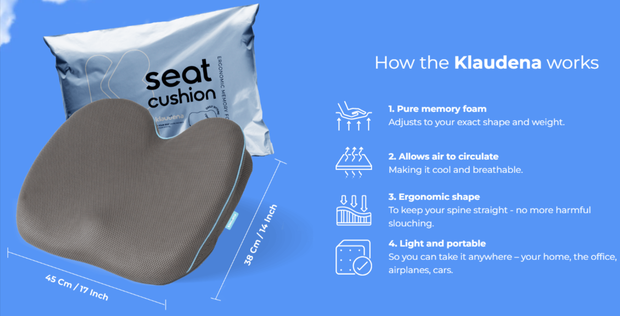 Klaudena Seat Cushion work