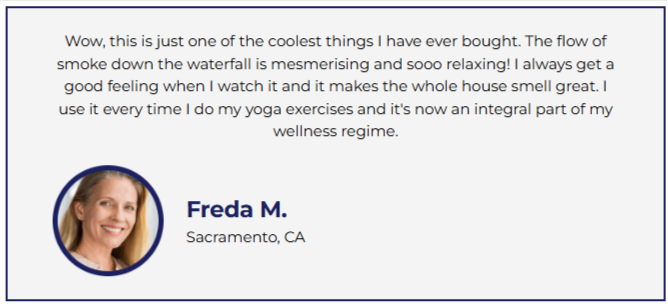 Spirual Incense Waterfall Customer Reviews