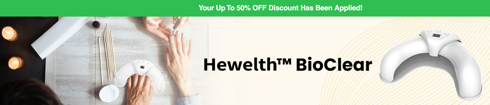 Hewelth BioClear Nails certified