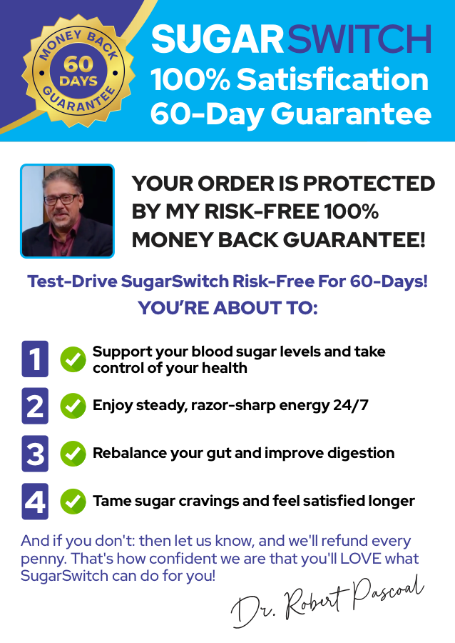 Sugar Switch money back